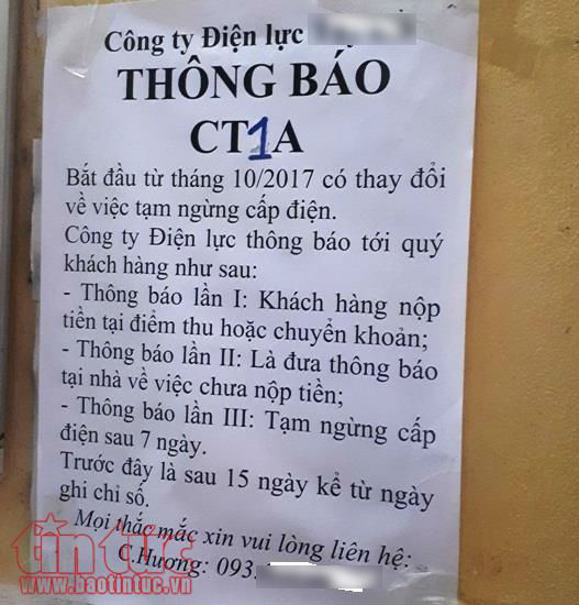 Chậm đóng tiền bao lâu thì bị cắt điện? ảnh 1